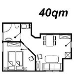 Haus Kirsten Haus Kirsten 5 شقة كوكسهافن
